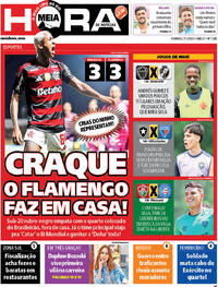 Capa do jornal Meia Hora 07/12/2025