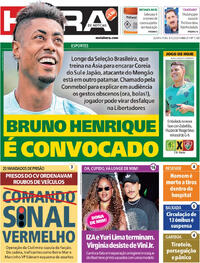 Capa do jornal Meia Hora 08/10/2025