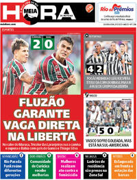 Capa do jornal Meia Hora 08/12/2025