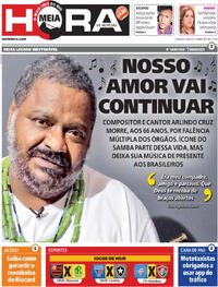 Capa do jornal Meia Hora 09/08/2025