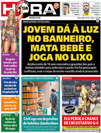 Capa do jornal Meia Hora 09/10/2025