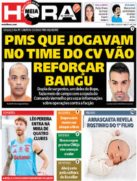 Capa do jornal Meia Hora 09/12/2025