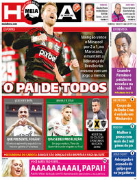 Capa do jornal Meia Hora 10/08/2025