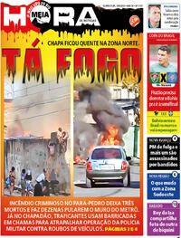 Capa do jornal Meia Hora 10/09/2025