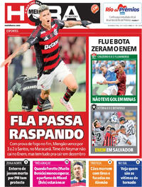 Capa do jornal Meia Hora 10/11/2025