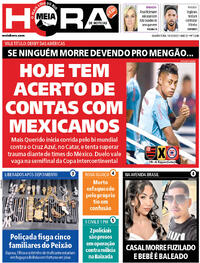 Capa do jornal Meia Hora 10/12/2025