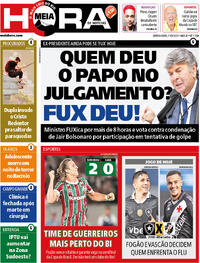 Capa do jornal Meia Hora 11/09/2025