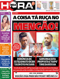 Capa do jornal Meia Hora 12/06/2025