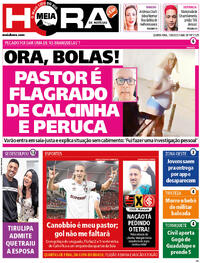 Capa do jornal Meia Hora 13/08/2025