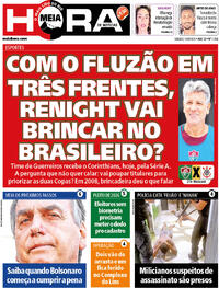 Capa do jornal Meia Hora 13/09/2025