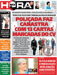 Capa do jornal Meia Hora 13/12/2025