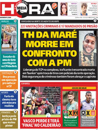 Capa do jornal Meia Hora 14/05/2025
