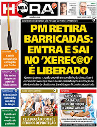 Capa do jornal Meia Hora 14/06/2025