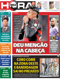Capa do jornal Meia Hora 14/08/2025