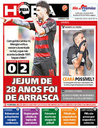 Capa do jornal Meia Hora 15/09/2025
