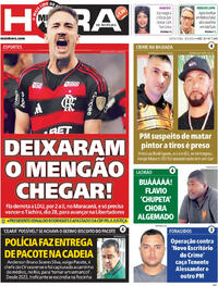 Capa do jornal Meia Hora 16/05/2025