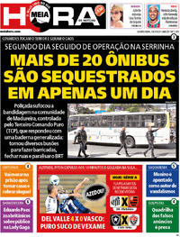 Capa do jornal Meia Hora 16/07/2025