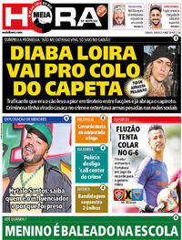 Capa do jornal Meia Hora 16/08/2025