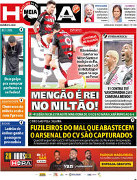 Capa do jornal Meia Hora 16/10/2025