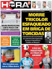 Capa do jornal Meia Hora 16/12/2025