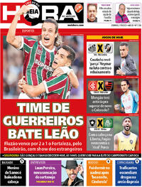 Capa do jornal Meia Hora 17/08/2025