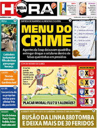 Capa do jornal Meia Hora 18/06/2025