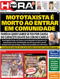 Capa do jornal Meia Hora 18/07/2025