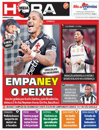 Capa do jornal Meia Hora 18/08/2025