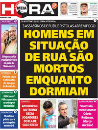 Capa do jornal Meia Hora 18/10/2025