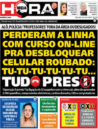 Capa do jornal Meia Hora 18/11/2025