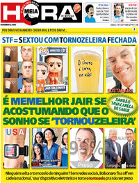 Capa do jornal Meia Hora 19/07/2025
