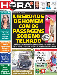 Capa do jornal Meia Hora 19/08/2025