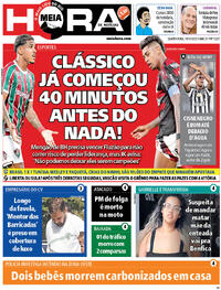Capa do jornal Meia Hora 19/11/2025