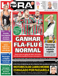 Capa do jornal Meia Hora 20/11/2025