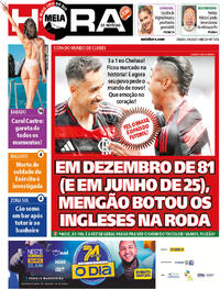 Capa do jornal Meia Hora 21/06/2025