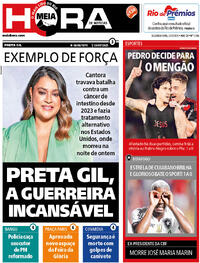 Capa do jornal Meia Hora 21/07/2025