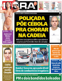 Capa do jornal Meia Hora 21/11/2025