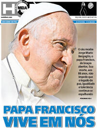 Capa do jornal Meia Hora 22/04/2025