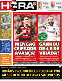 Capa do jornal Meia Hora 22/05/2025