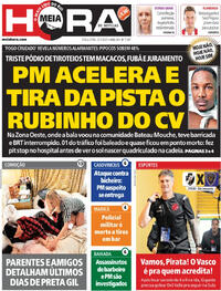 Capa do jornal Meia Hora 22/07/2025