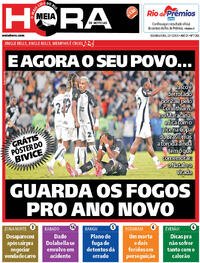 Capa do jornal Meia Hora 22/12/2025