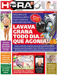 Capa do jornal Meia Hora 23/05/2025