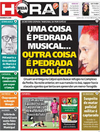 Capa do jornal Meia Hora 23/07/2025