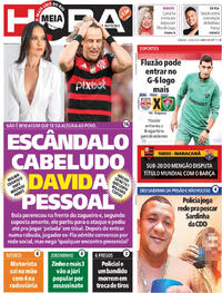 Capa do jornal Meia Hora 23/08/2025