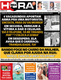 Capa do jornal Meia Hora 23/09/2025