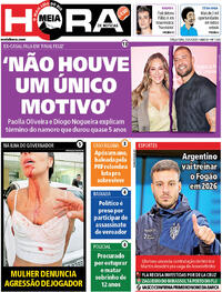 Capa do jornal Meia Hora 23/12/2025
