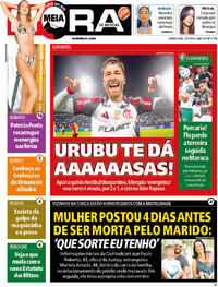 Capa do jornal Meia Hora 24/07/2025