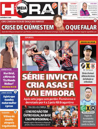Capa do jornal Meia Hora 24/08/2025
