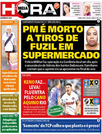 Capa do jornal Meia Hora 24/09/2025