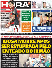Capa do jornal Meia Hora 24/10/2025